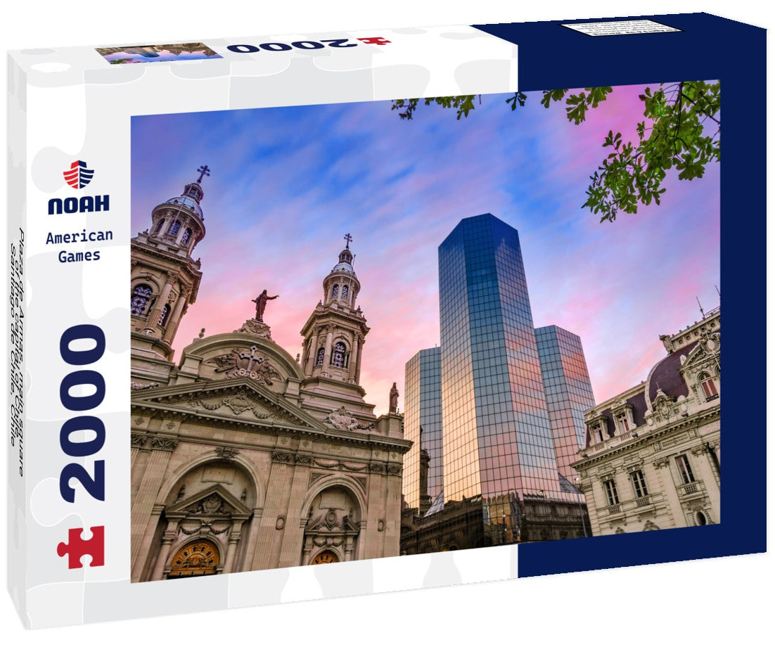 Plaza de Armas, main square of the capital of Chile, Santiago de Chile, Chile 2000pc Puzzle