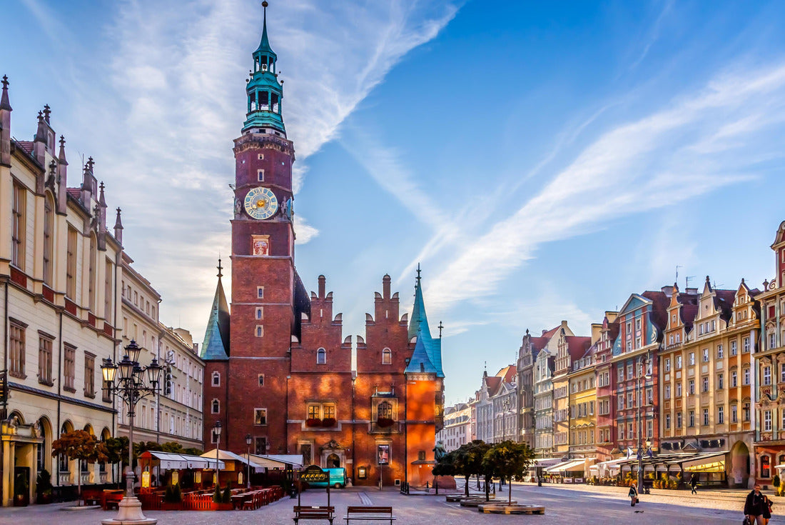 Market square with town hall in Wroclaw, Poland in the early morning 2000pc Puzzle