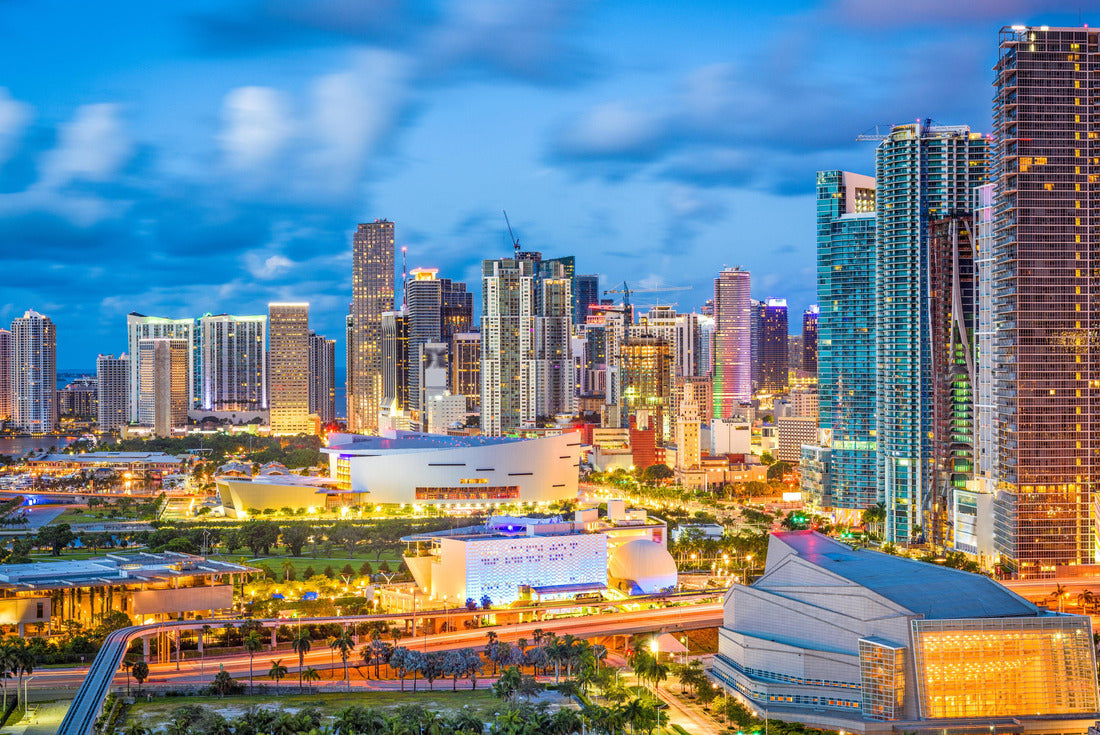 Miami, Florida, USA Downtown City 2000pc Puzzle