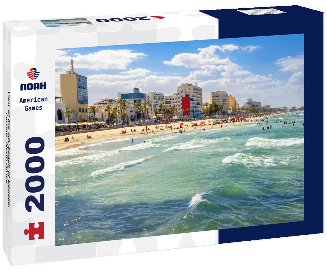the city beach of Sousse. Tunisia, North Africa 2000pc Puzzle