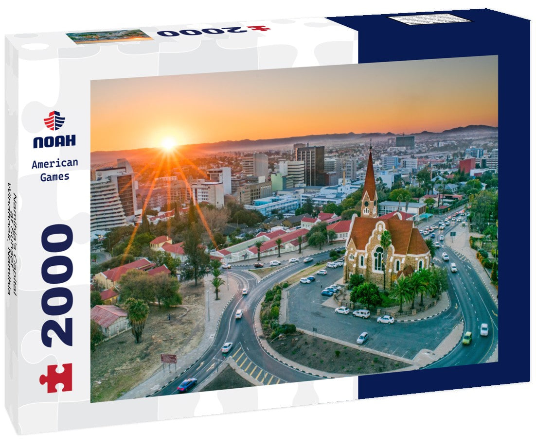 Namibia's Capital at Sunset - Windhoek, Namibia 2000pc Puzzle