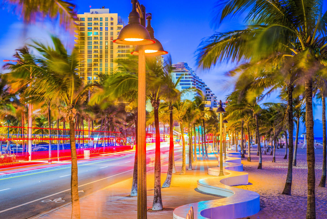 Ft. Lauderdale, Florida, USA on the beach strip 2000pc Puzzle