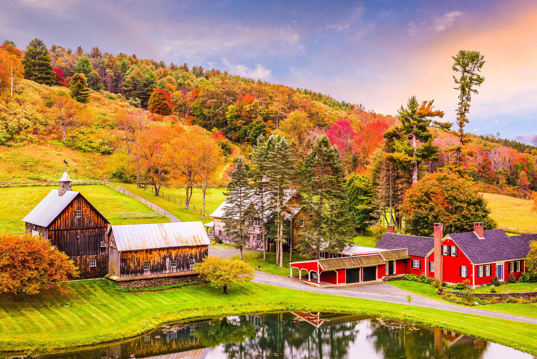 Vermont, USA early autumn rural scene 2000pc Puzzle