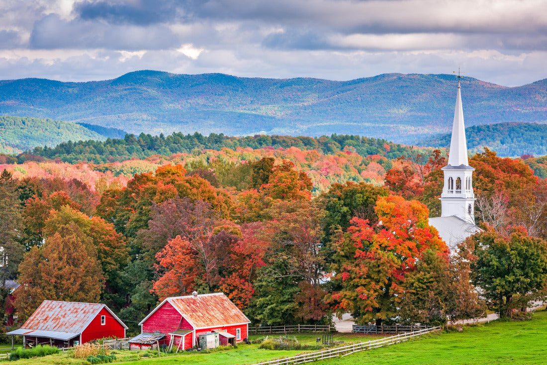 Peacham, Vermont, USA rural autumn scene 2000pc Puzzle