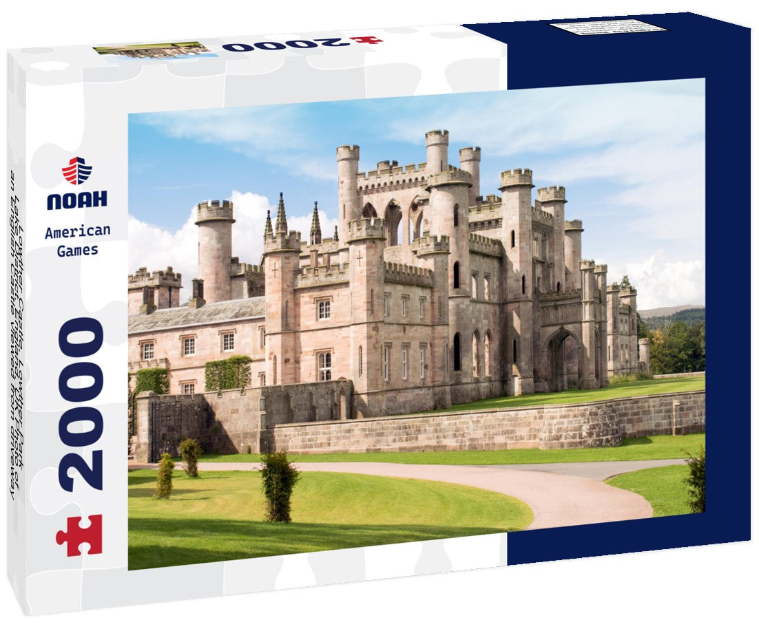 Lowther Castle, Lowther Park, Lake District, England, UK Photo of an English Castle viewed from driveway 2000pc Puzzle