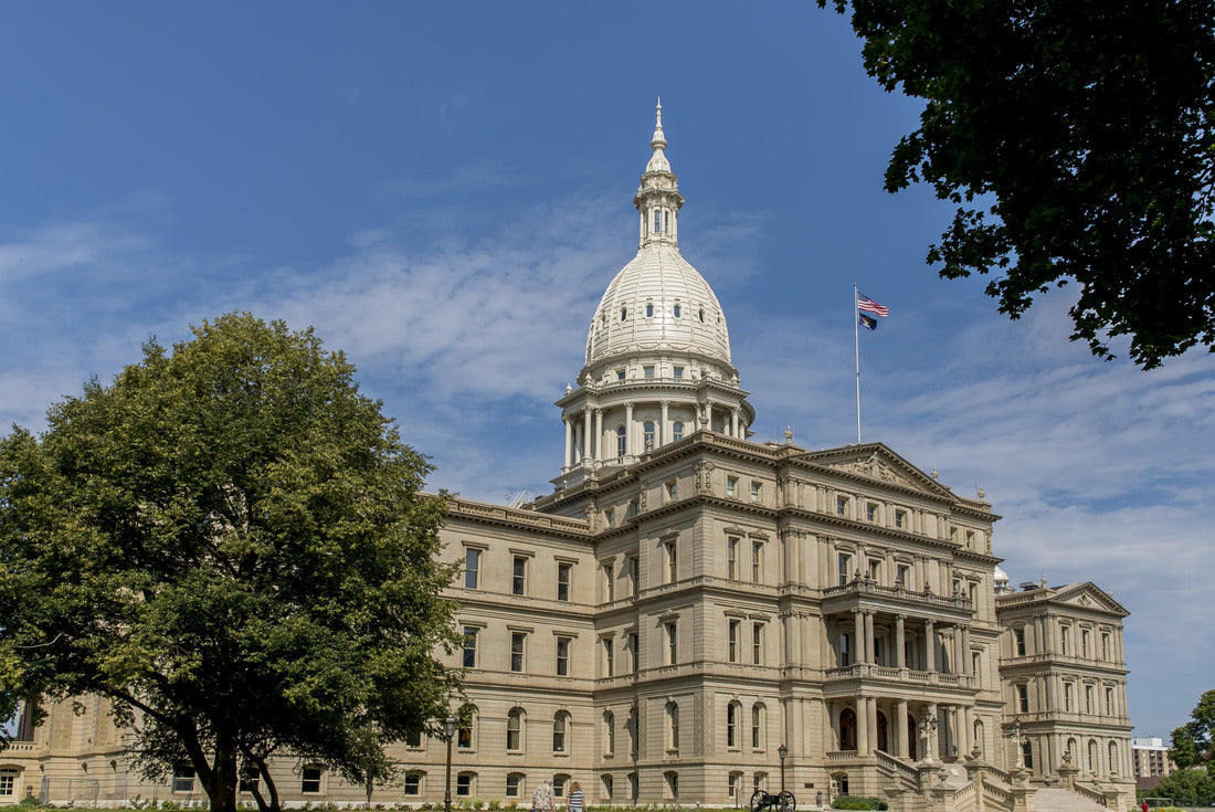 The Michigan State Capitol is the building housing the Michigan state legislature 2000pc Puzzle