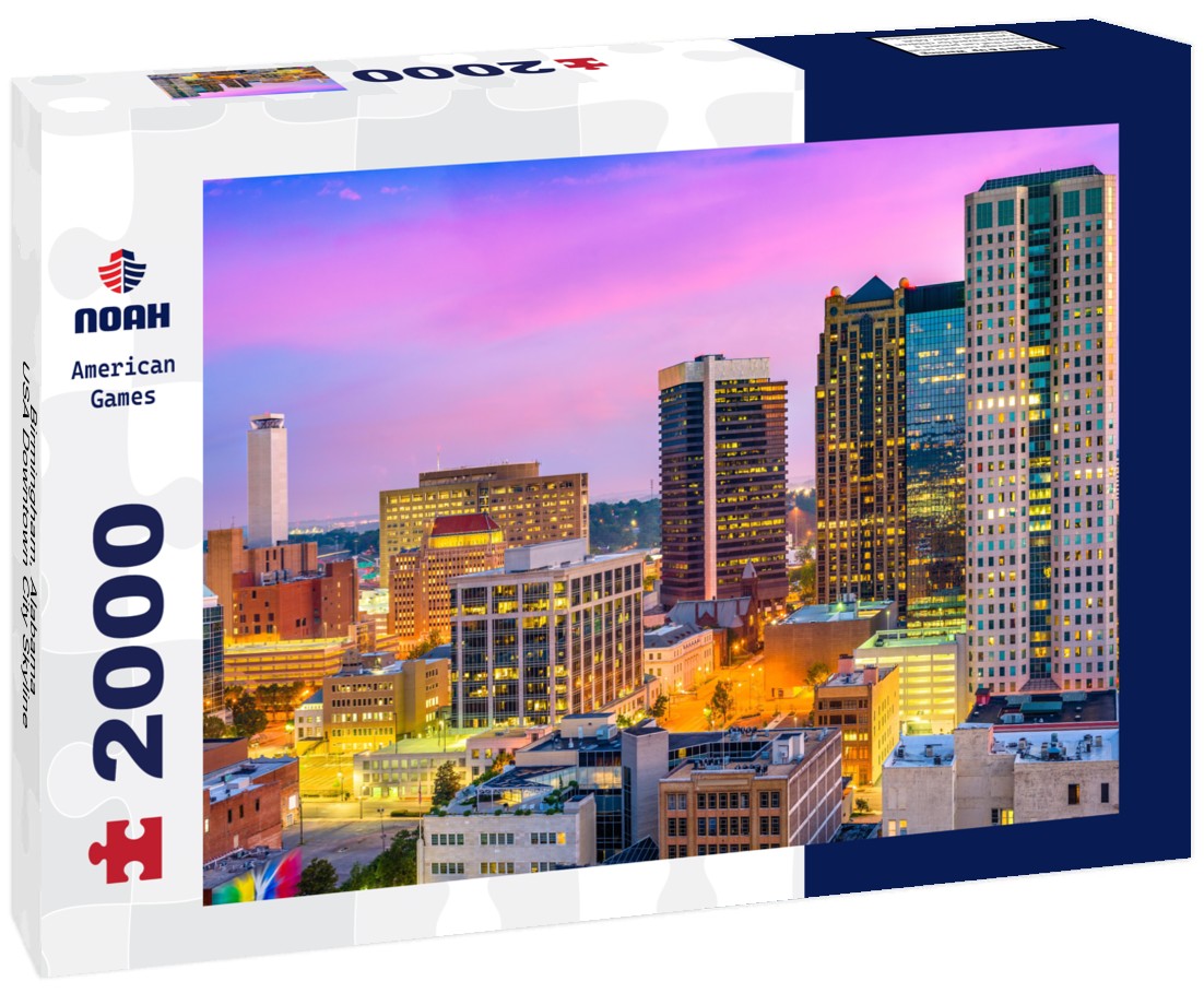 Noah Jigsaw Puzzle Birmingham, Alabama, USA Downtown City Skyline 2000 pieces
