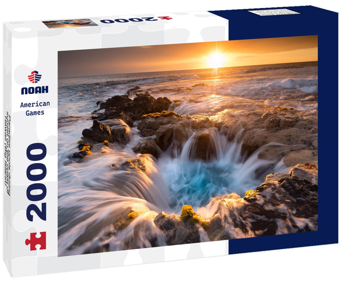 Paradise pools during sunset on the coast of Hawaii (Big Island) 2000pc Puzzle