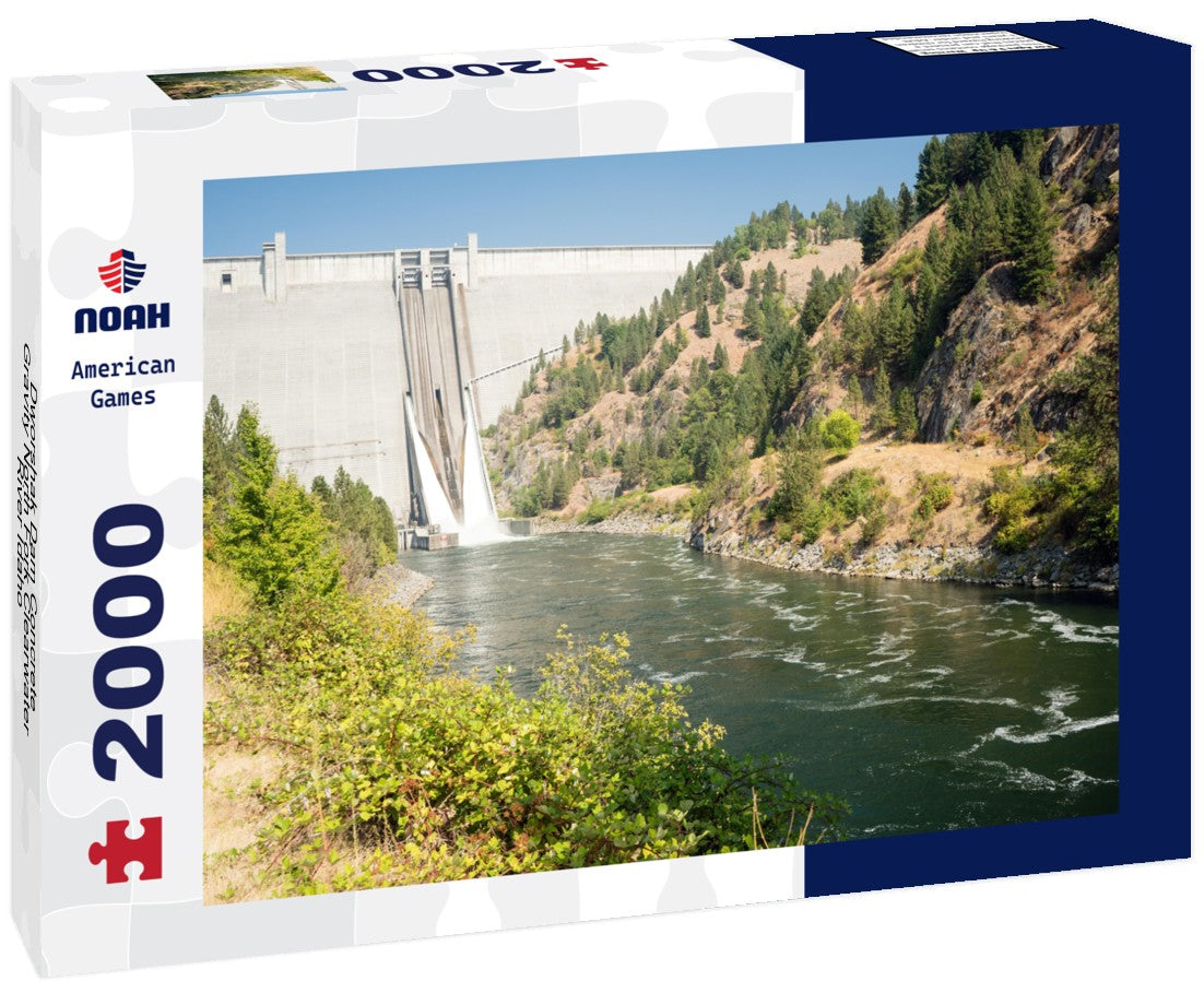 Dworshak Dam Concrete Gravity North Fork Clearwater River Idaho 2000pc Puzzle