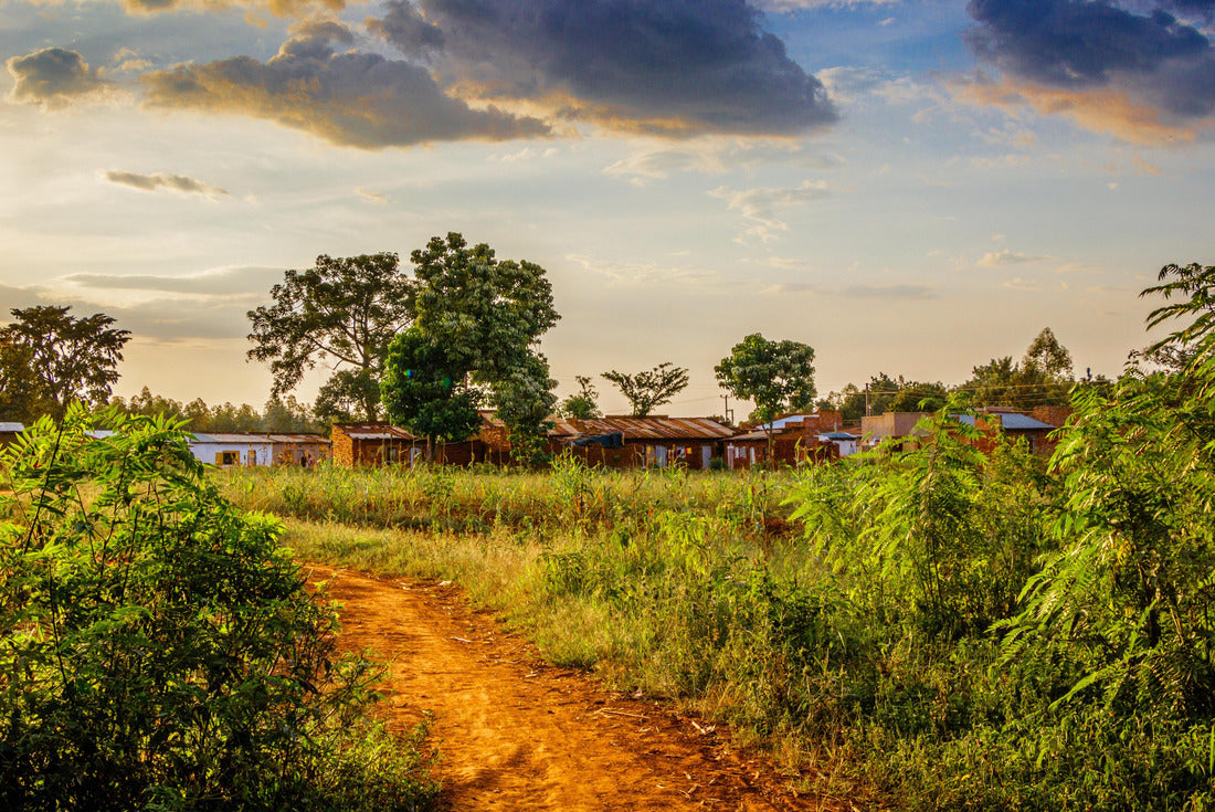 A very dusty road around the Sipi falls in the Monte Elgon national park in Uganda 2000pc Puzzle