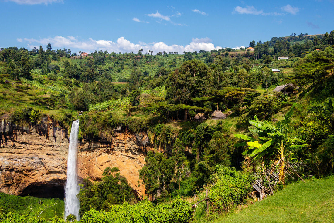 The third waterfall of the famous Sipi falls in Uganda 2000pc Puzzle