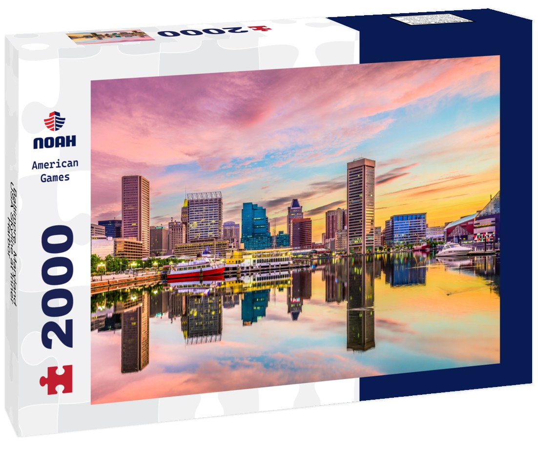 Baltimore, Maryland, USA Skyline at Inner Harbor 2000pc Puzzle