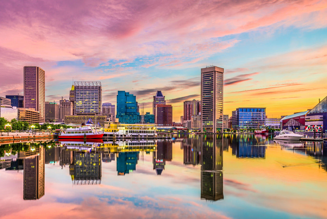 Baltimore, Maryland, USA Skyline at Inner Harbor 2000pc Puzzle