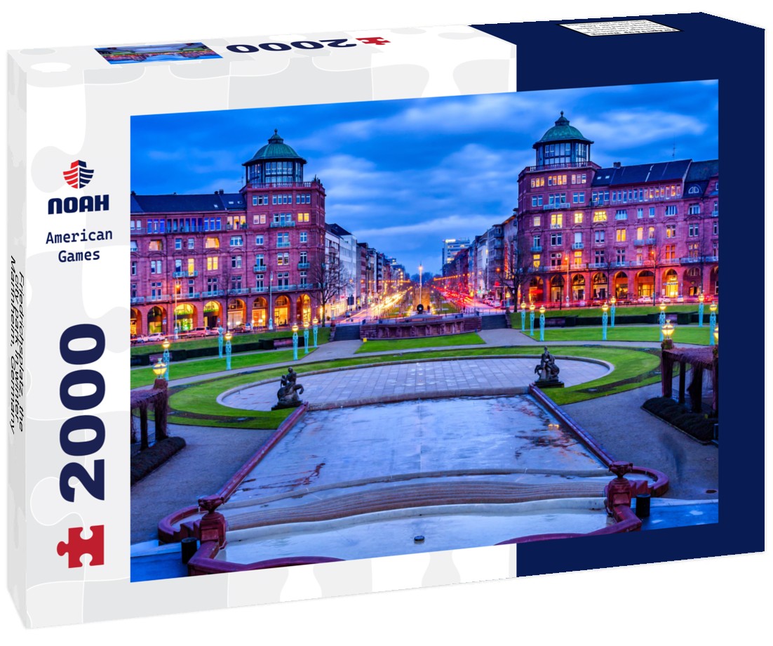 Friedrichsplatz, the city park in winter, Mannheim, Germany 2000pc Puzzle