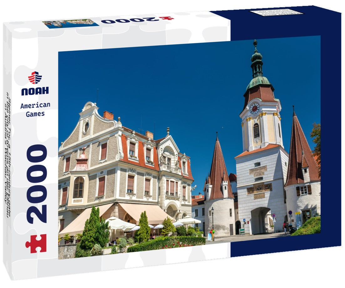 Steiner Tor, a 15th-century gate in the city of Krems an der Donau, in Austria's Wachau Valley 2000pc Puzzle