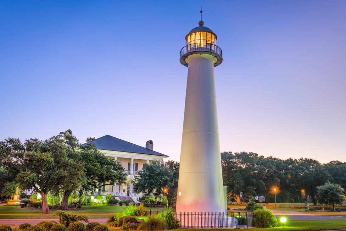 Biloxi, Mississippi, USA Light House at dusk 2000pc Puzzle