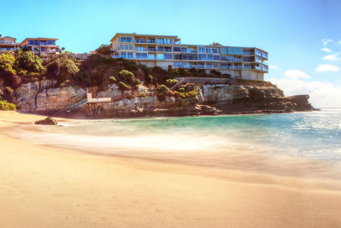 Blue sky over West Street Beach in Laguna Beach, California on a sunny day 2000pc Puzzle
