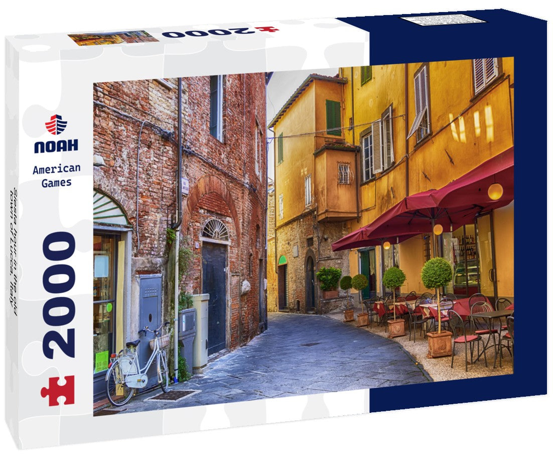 Siesta hour in the old town of Lucca, Italy 2000pc Puzzle