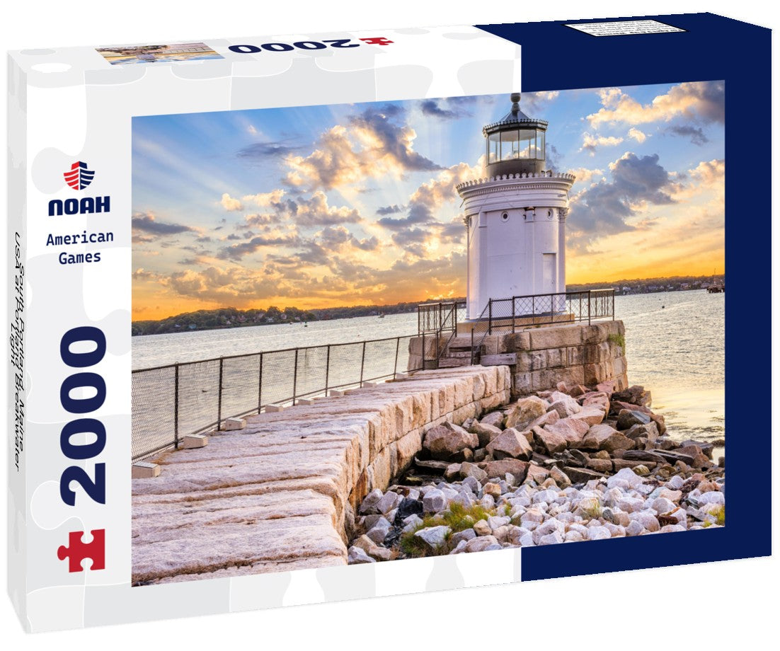 South Portland, Maine, USA at Portland Breakwater Light 2000pc Puzzle