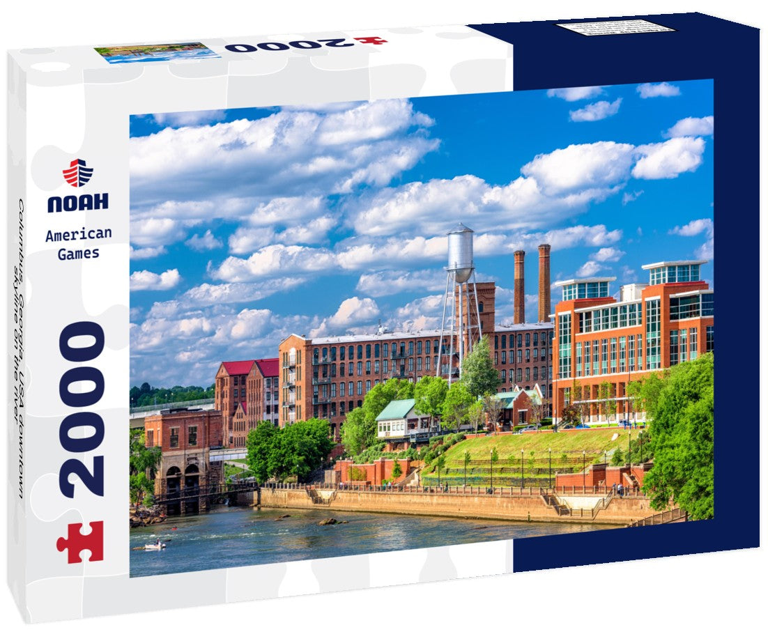 Columbus, Georgia, USA downtown skyline on the river 2000pc Puzzle