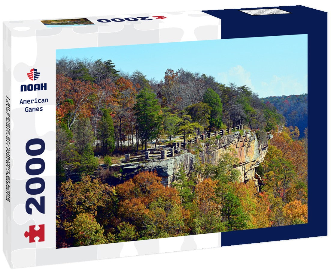 Fall colors of Autumn at Little River Canyon North Alabama 2000pc Puzzle