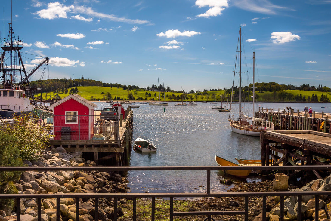 Exposure in Lunenburg County, Nova Scotia, Canada. A World Heritage Site since 1995, this designation guarantees the protection of Lunenburg's unique architecture and civil design 2000pc Puzzle