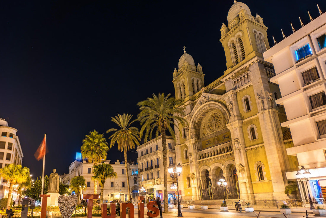 Cathedral of St. Vincent de Paul in Tunis, capital of Tunisia 2000pc Puzzle