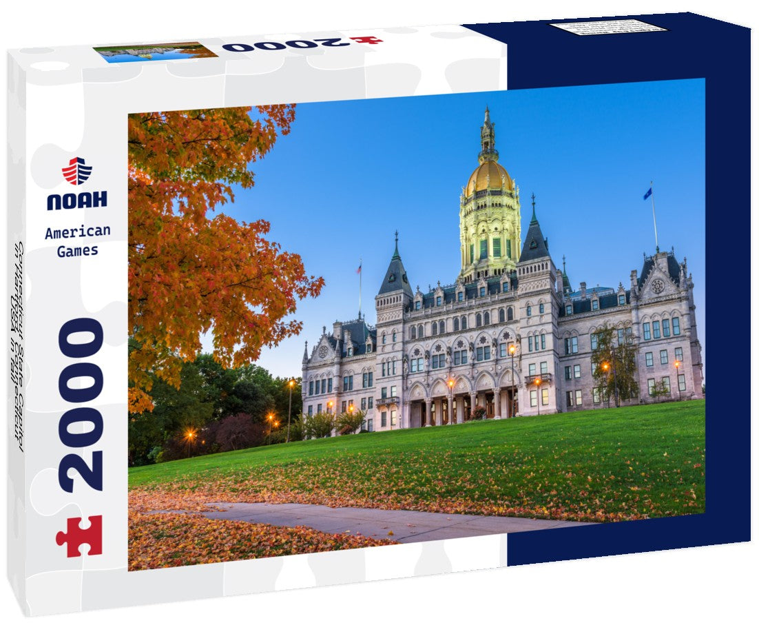 Connecticut State Capitol in Hartford, Connecticut, USA in fall 2000pc Puzzle