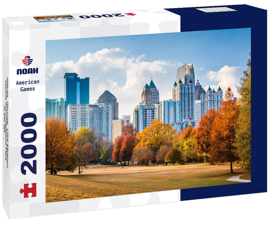 Atlanta, Georgia, USA Midtown skyline from Piedmont Park in the fall 2000pc Puzzle