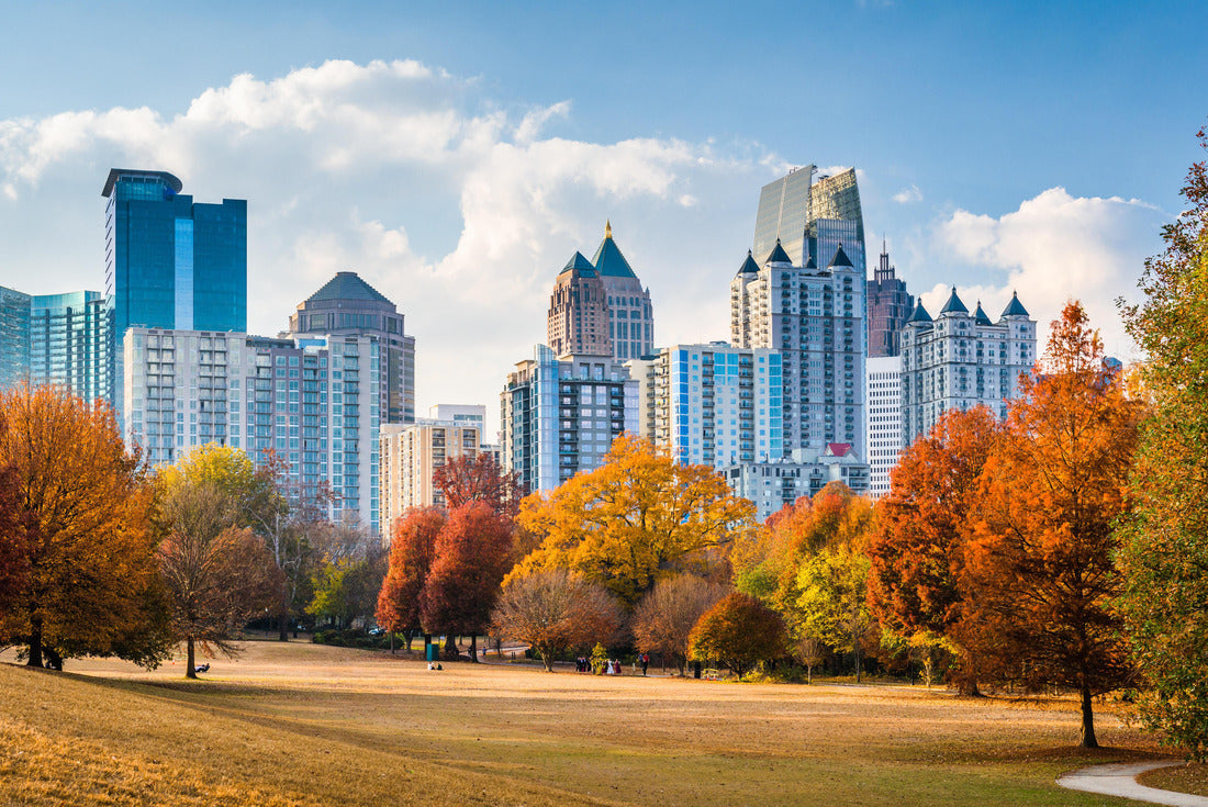 Atlanta, Georgia, USA Midtown skyline from Piedmont Park in the fall 2000pc Puzzle