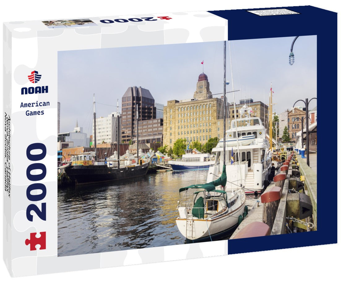 Architecture of Halifax, Nova Scotia. Halifax, Nova Scotia, Canada 2000pc Puzzle