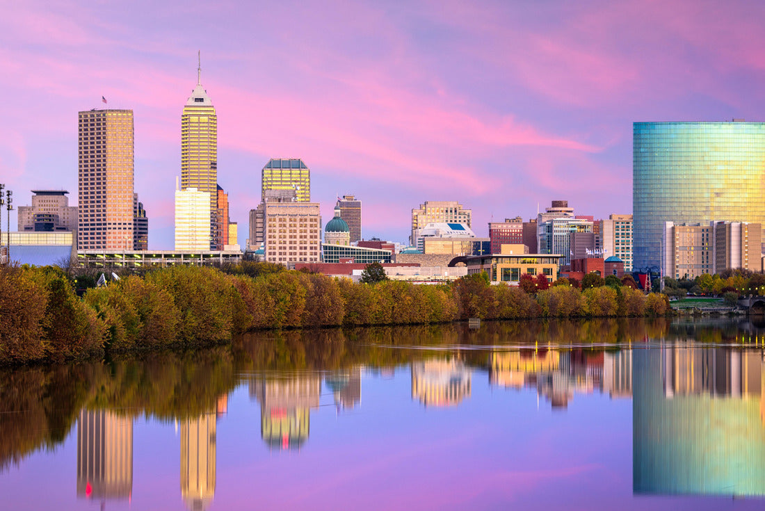 Noah Jigsaw Puzzle Indianapolis, Indiana, USA Skyline at White River 2000 pieces