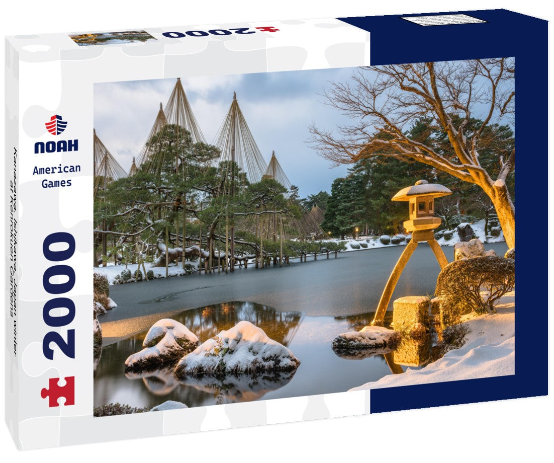 Kanazawa, Ishikawa, Japan winter at Kenrokuen Gardens 2000pc Puzzle