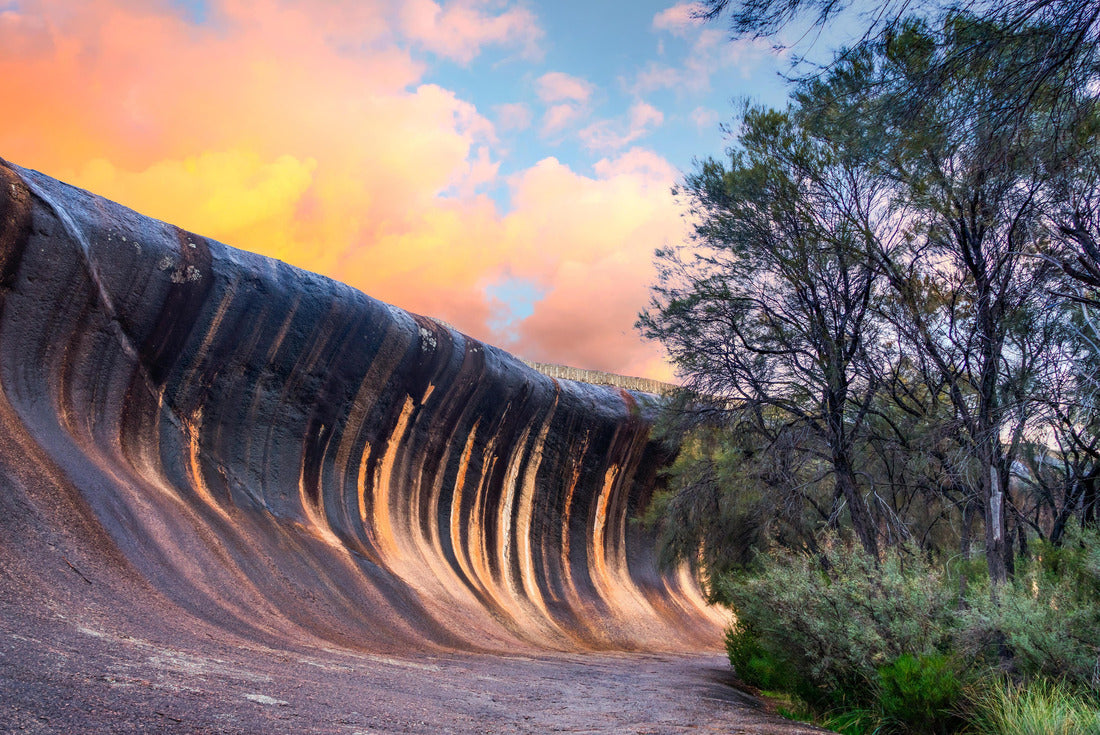 Sunset at Wave Rock near the town of Hyden, in the south west of Western Australia, Australia 2000pc Puzzle