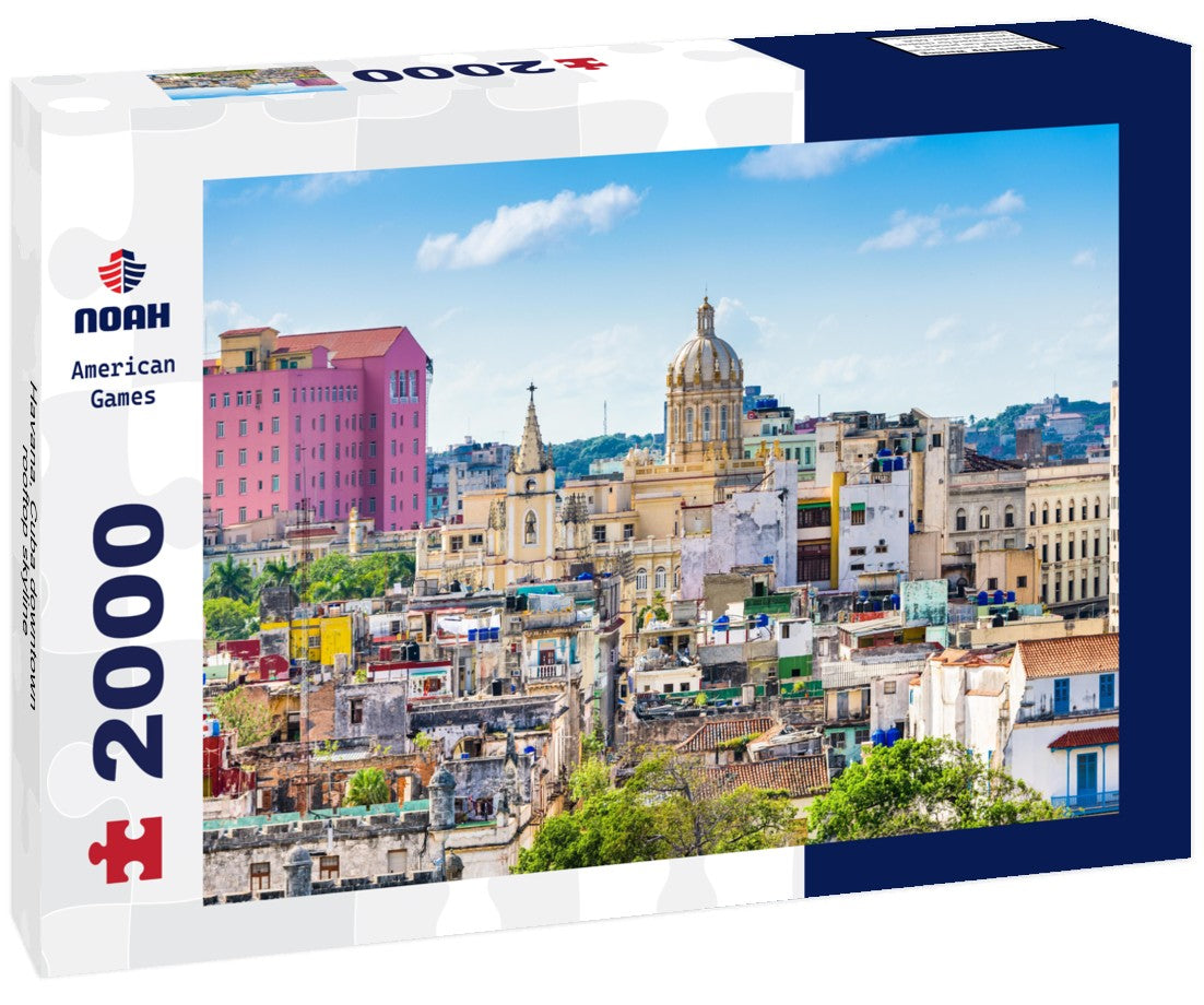 Havana, Cuba downtown rooftop skyline 2000pc Puzzle