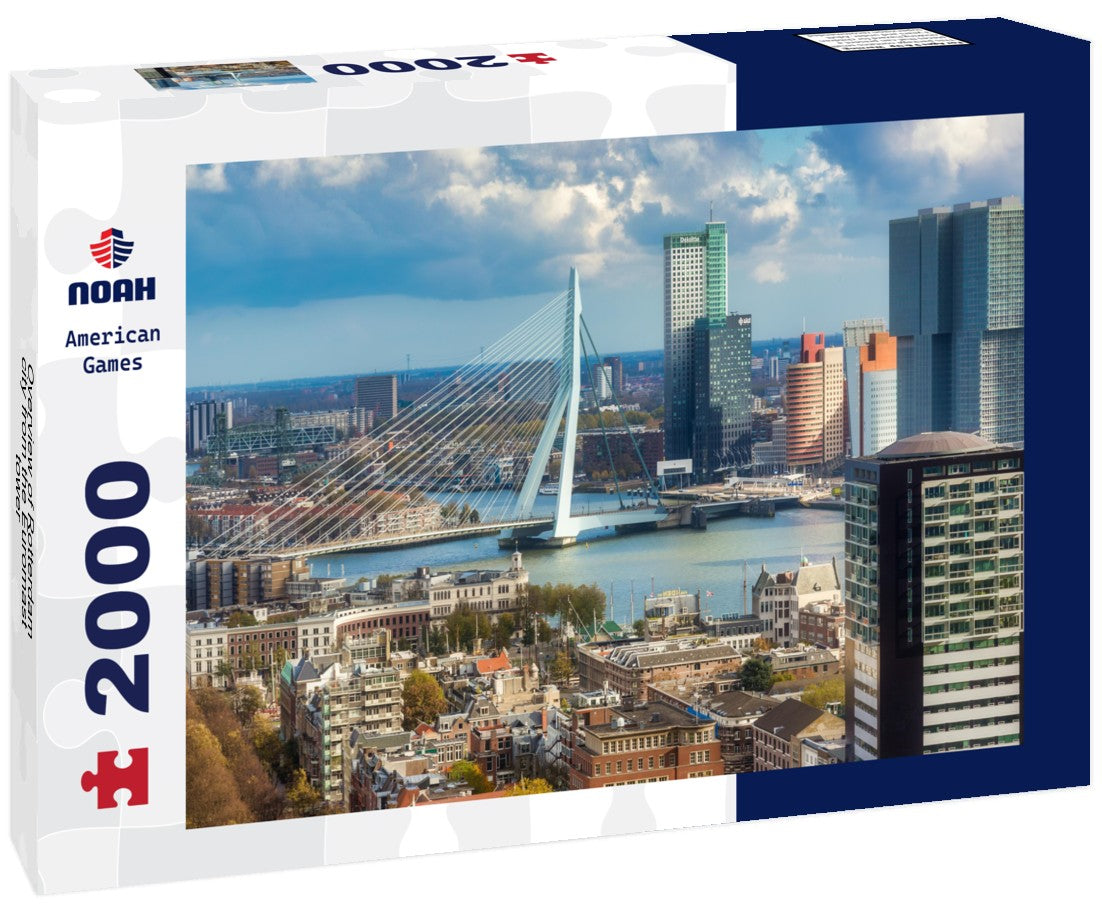 Overview of Rotterdam city from the Euromast tower 2000pc Puzzle