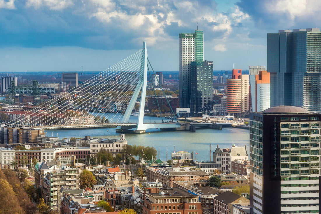 Overview of Rotterdam city from the Euromast tower 2000pc Puzzle
