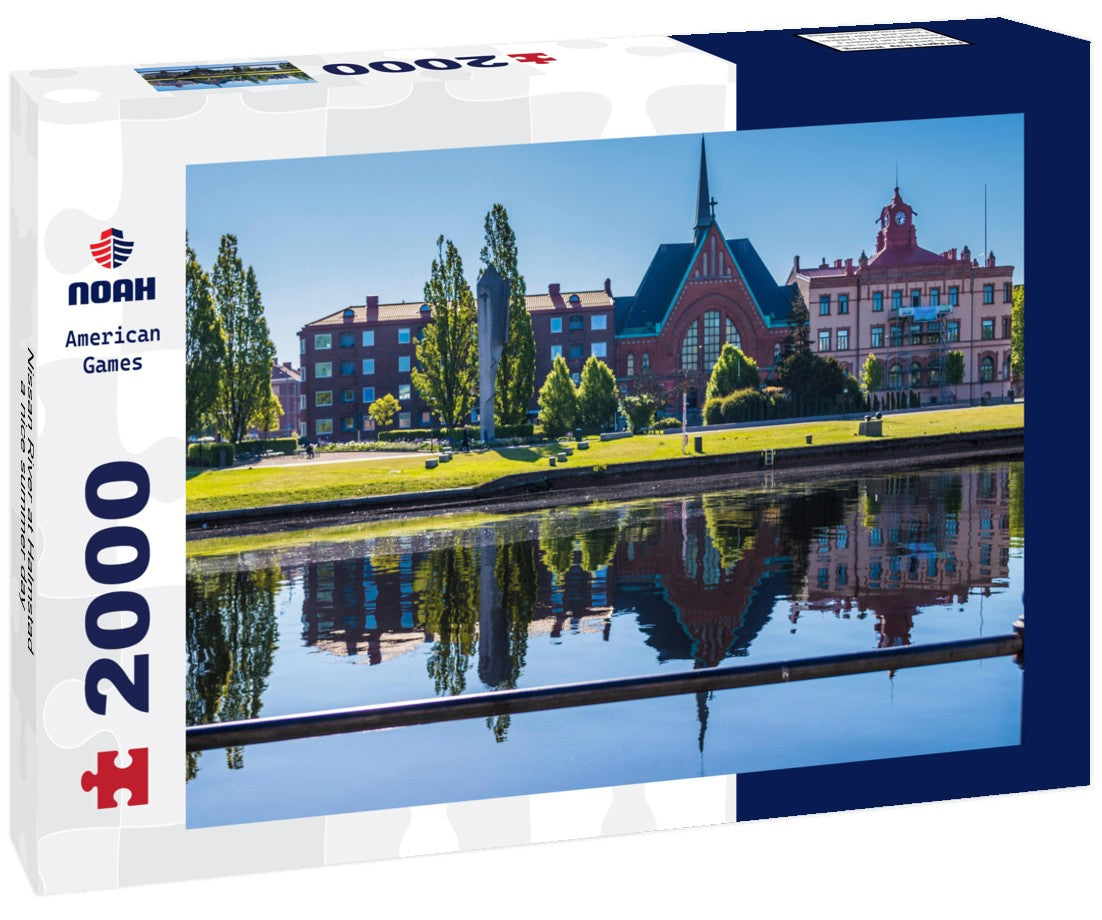 Nissan River at Halmstad a nice summer day 2000pc Puzzle