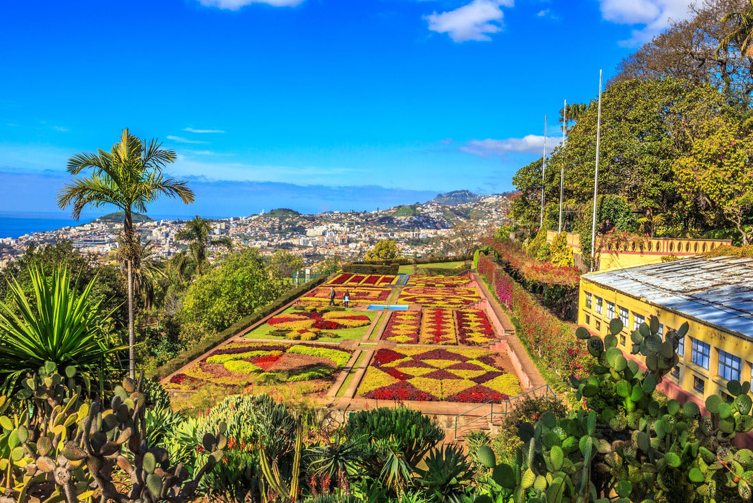 Beautiful the famous botanical garden in Funchal, Madeira, Portugal 2000pc Puzzle