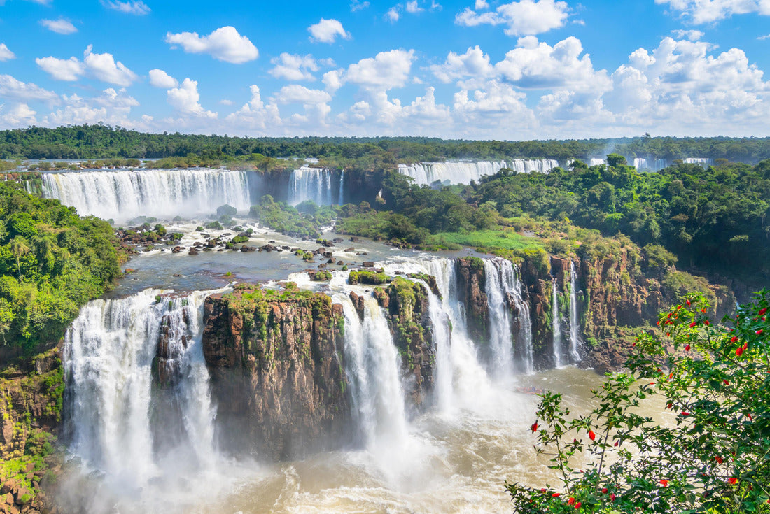 Beautiful view of Iguazu Falls, one of the seven natural wonders of the world - Foz do Iguaçu, Brazil 2000pc Puzzle