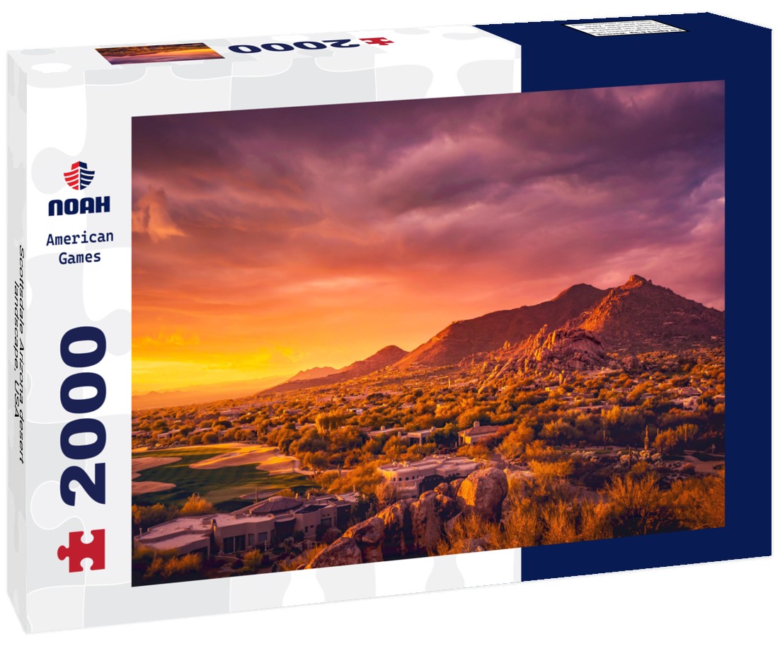 Scottsdale Arizona desert landscape, USA 2000pc Puzzle