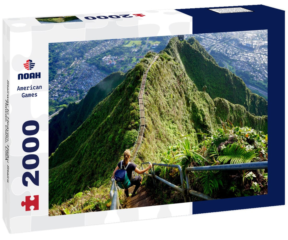 Stairway to Heaven, Haiku Stairs, Hawaii, Oahu, USA 2000pc Puzzle