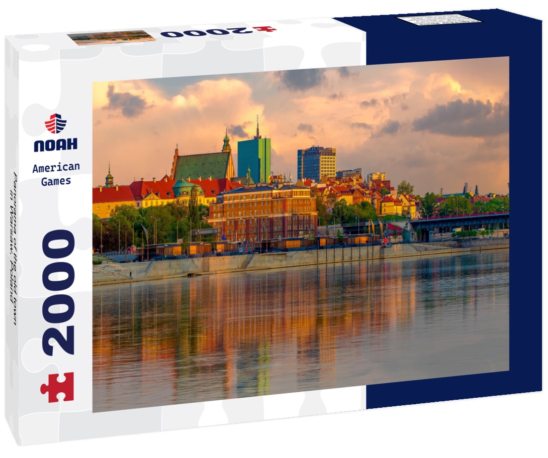 the old town in Warsaw, Poland 2000pc Puzzle