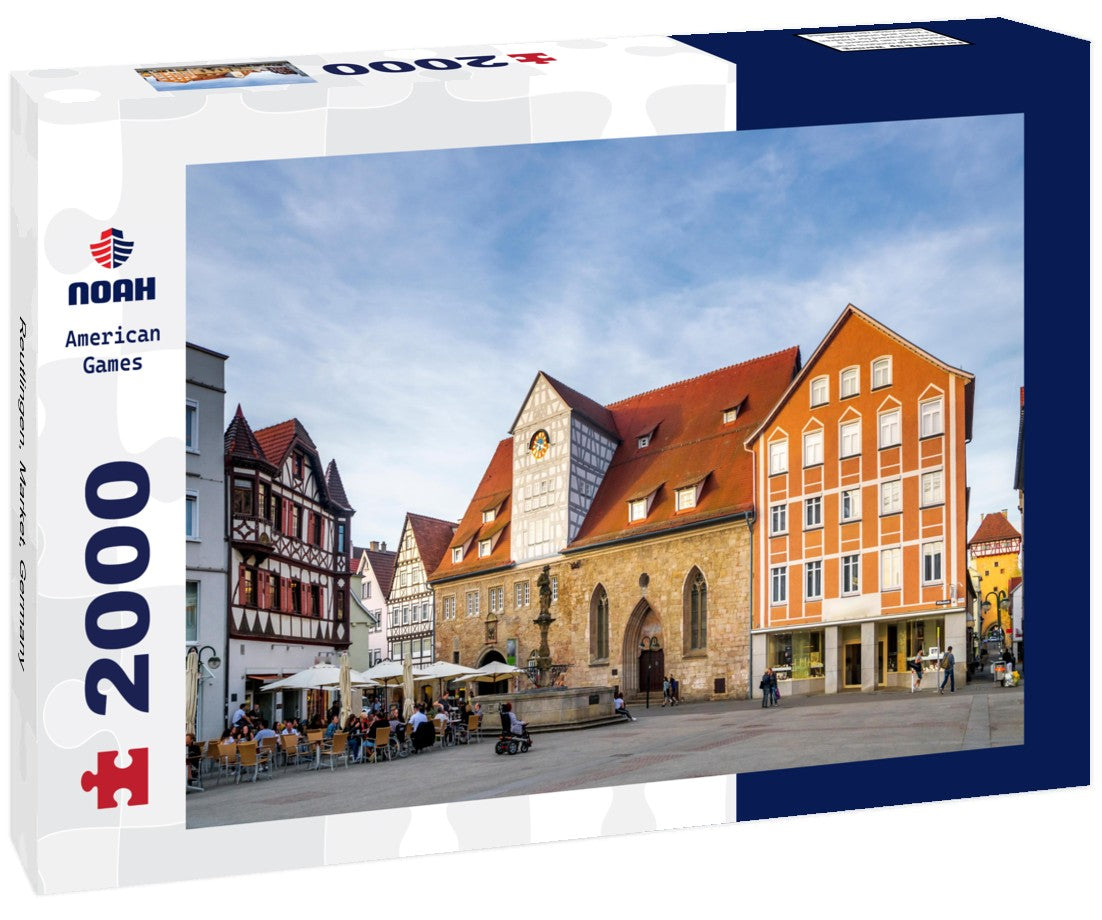 Reutlingen, Market, Germany 2000pc Puzzle