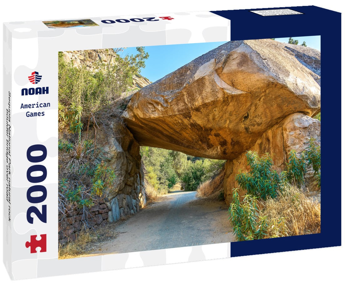 Sequoia National Park natural rock boulder bridge over road 2000pc Puzzle