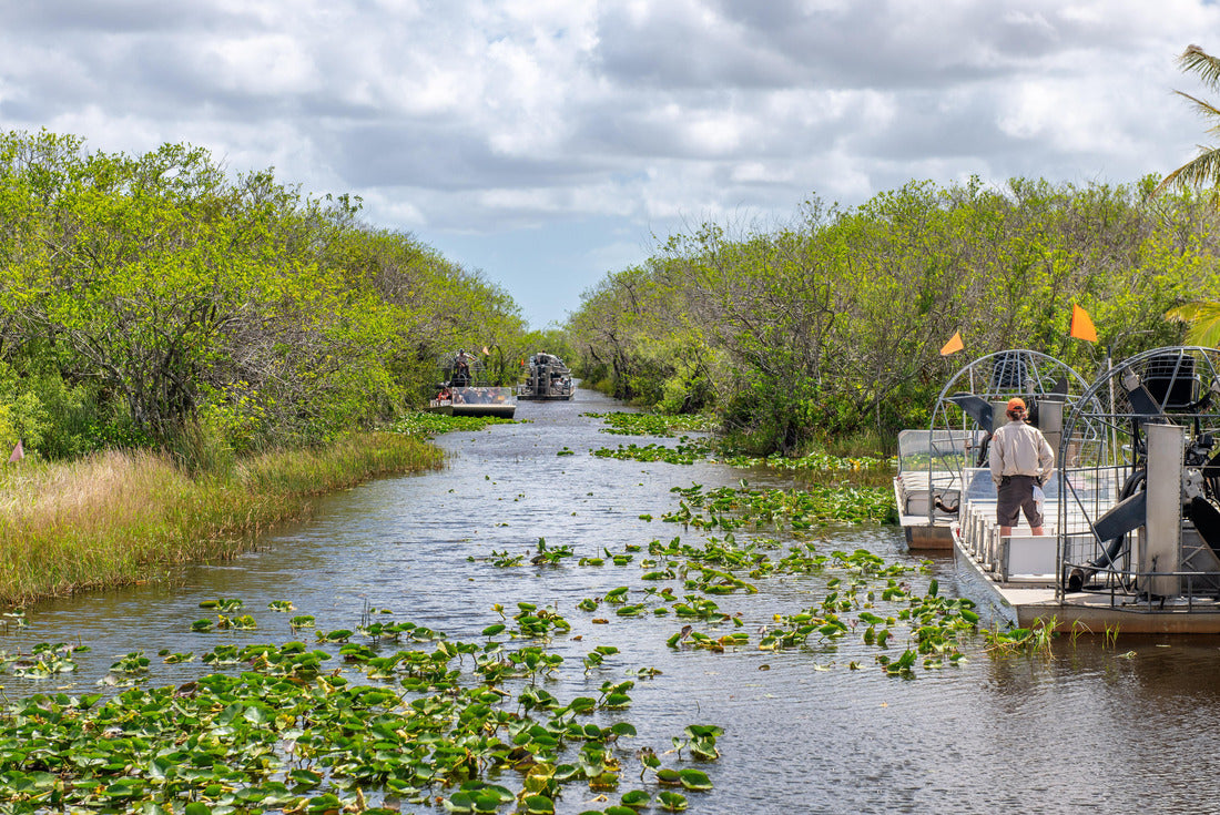 Noah Jigsaw Puzzle Airboats tours in Everglades National Park, Florida 2000 pieces
