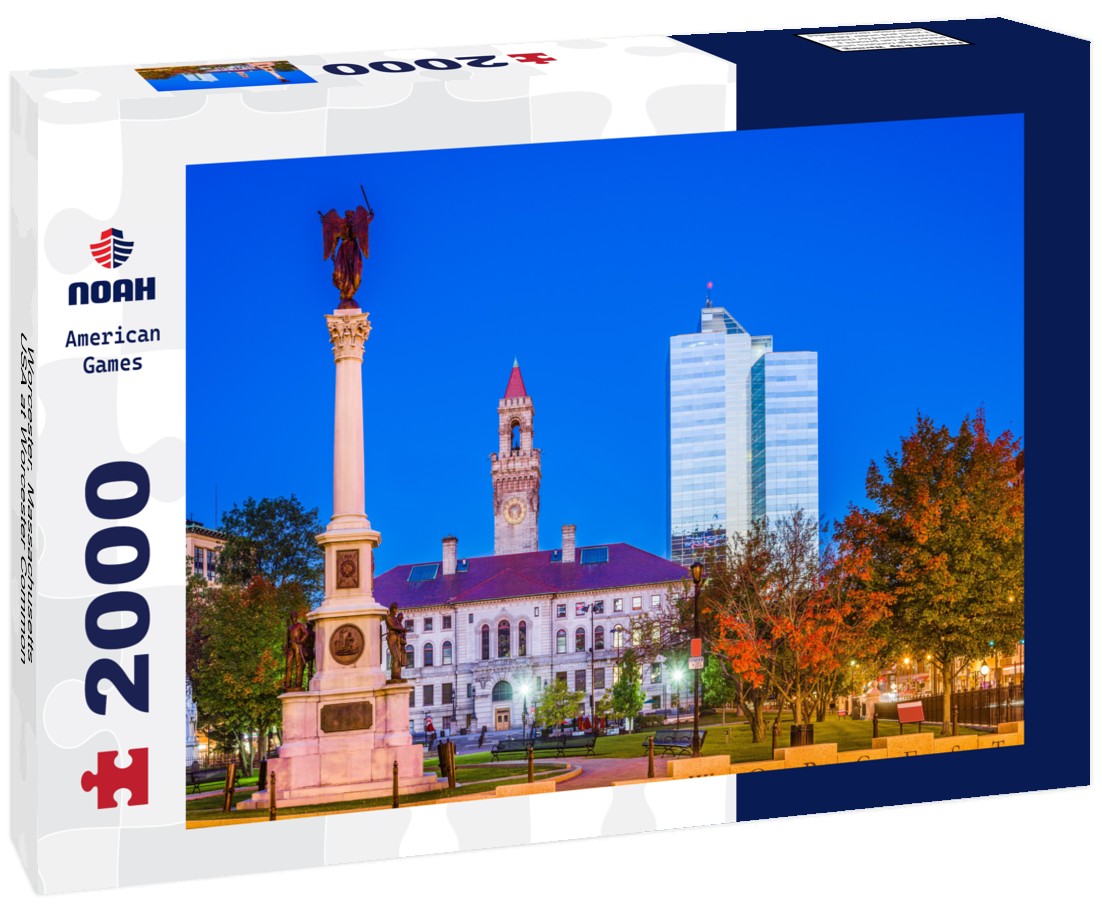 Worcester, Massachusetts, USA at Worcester Common 2000pc Puzzle