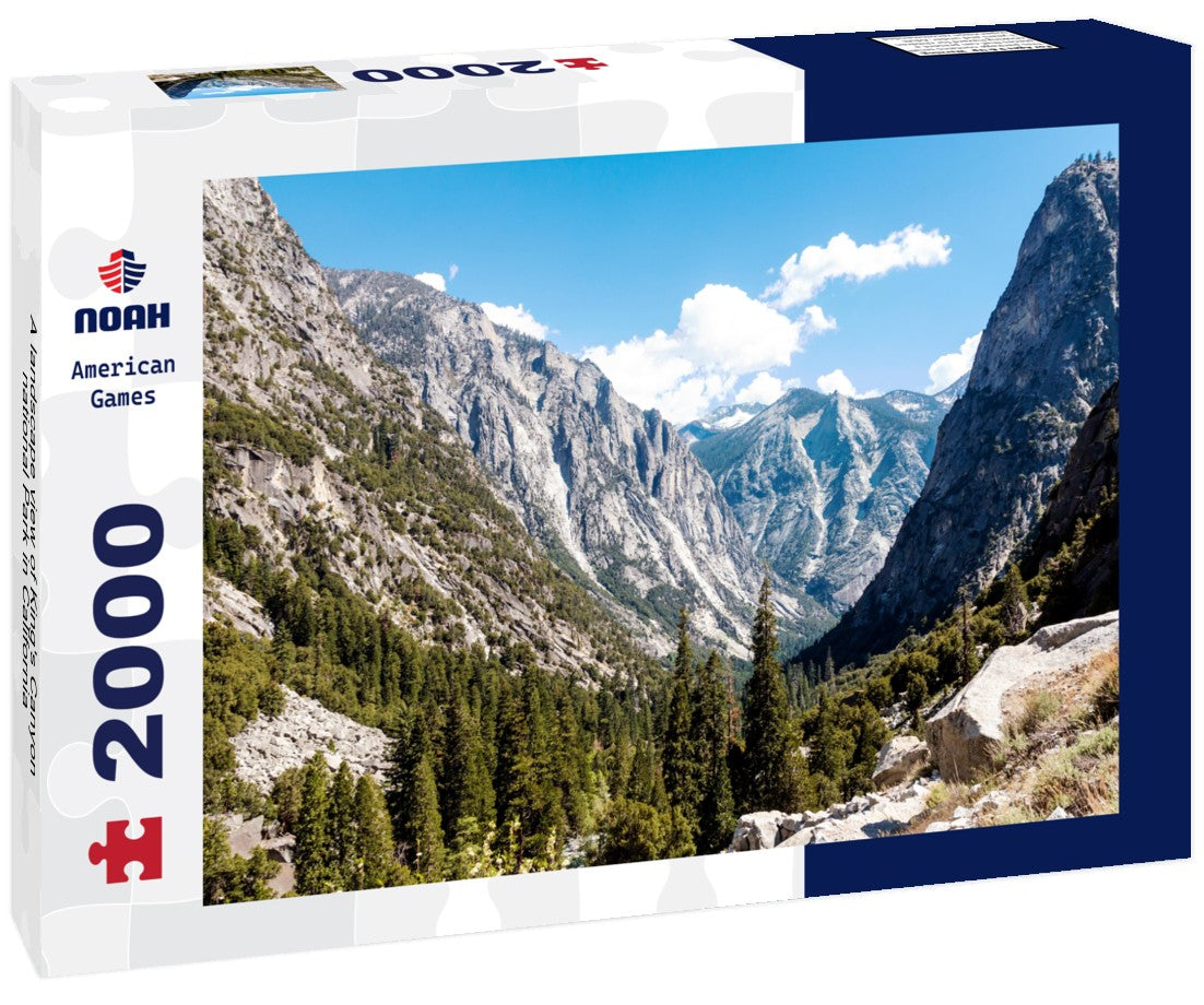 A landscape view of King's Canyon national Park in California 2000pc Puzzle