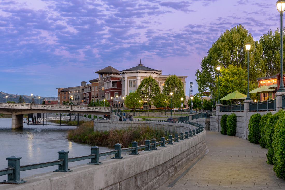 Night Napa City Riverside Walkway 2000pc Puzzle