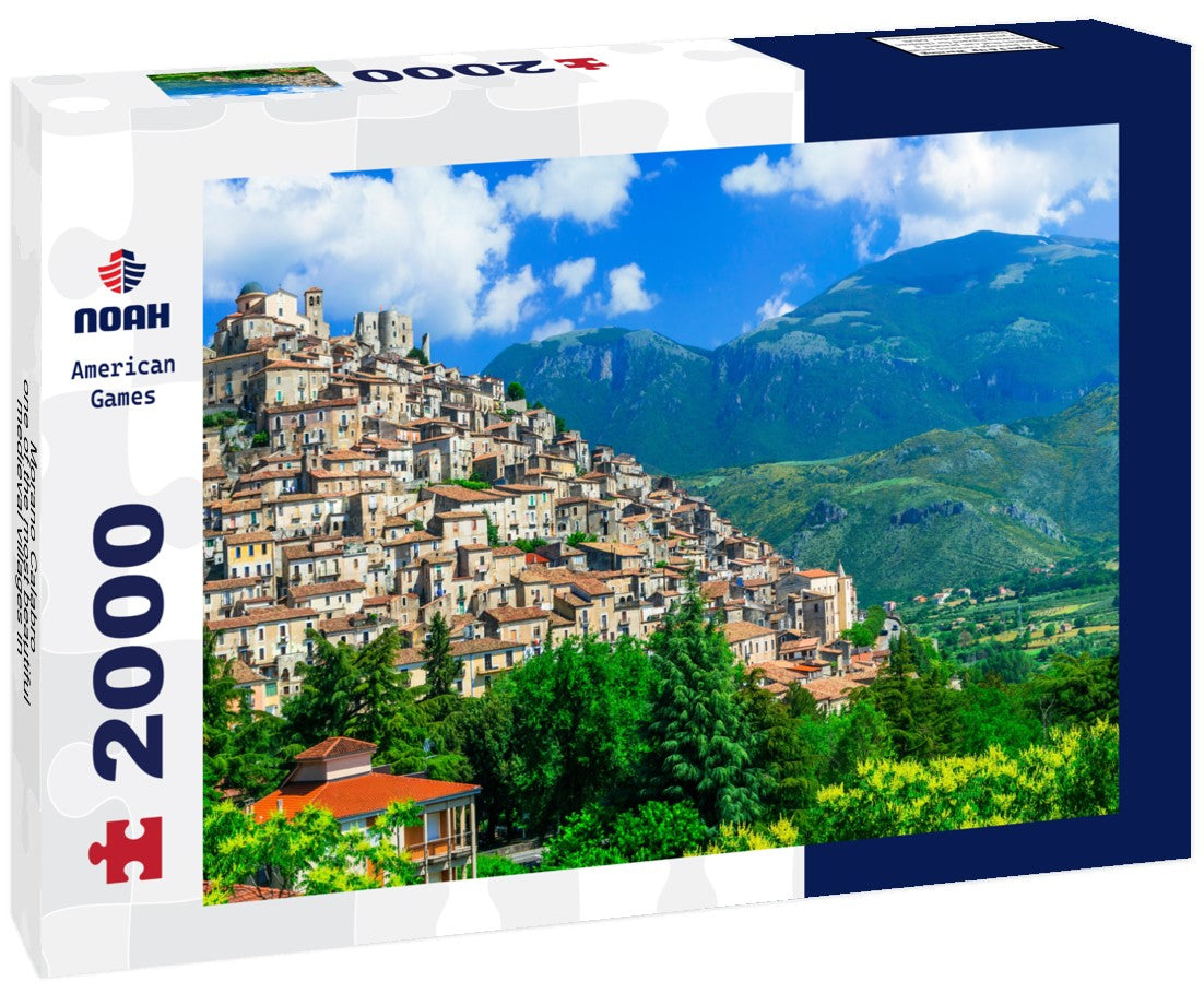 Morano Calabro - one of the most beautiful medieval villages in Italy. Calabria 2000pc Puzzle